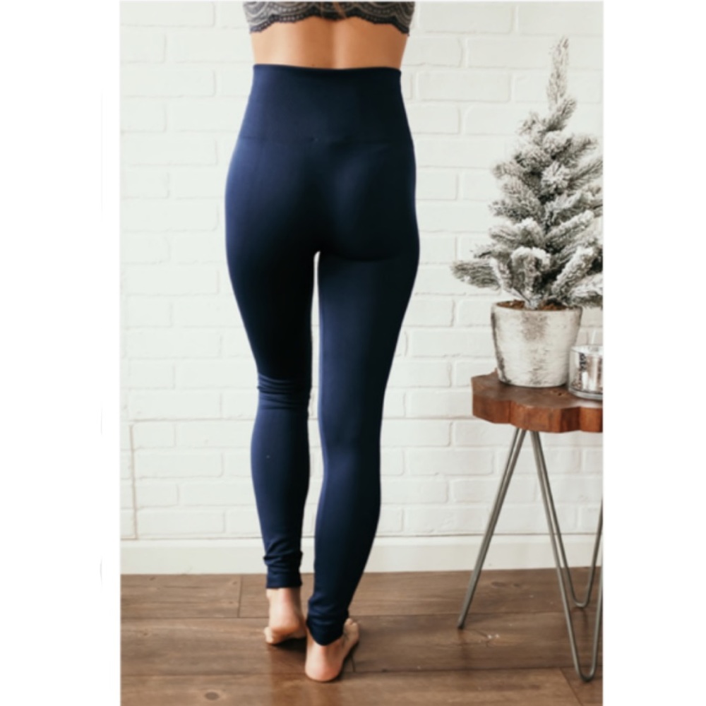 High waisted fleece leggings - Picture 4 of 4